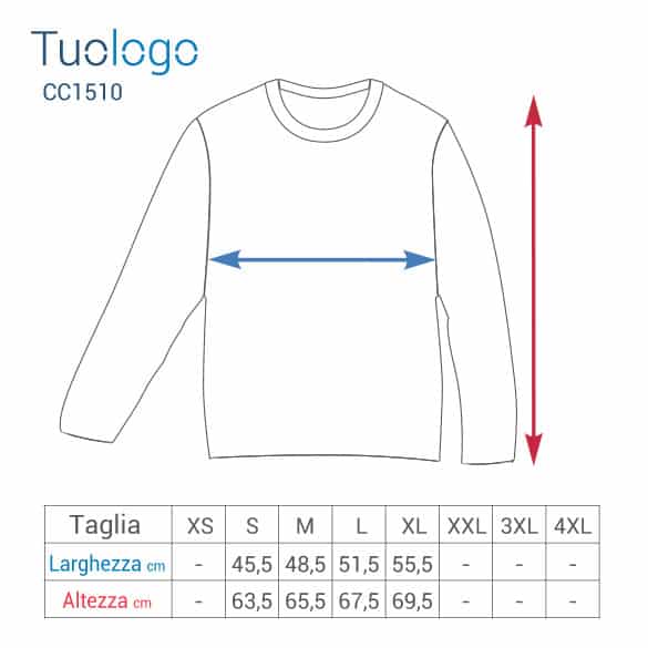 Tabella misure altezza e larghezza