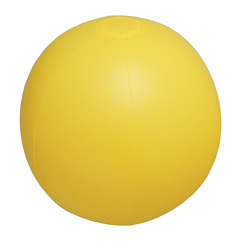 Pallone da spiaggia in pvc giallo