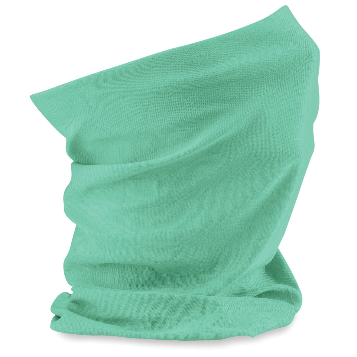 Fascia multiuso in poliestere senza cuciture di colore verde acqua