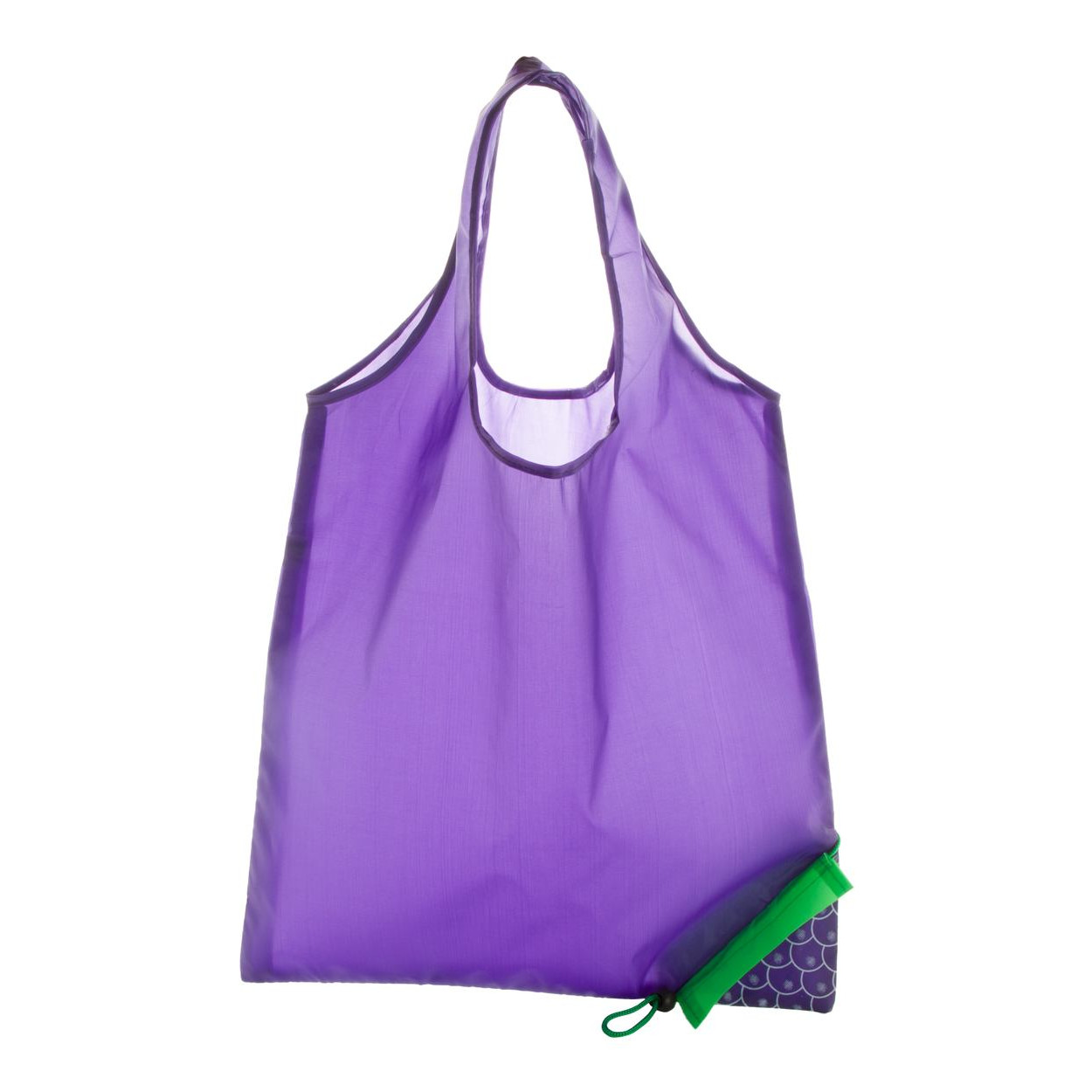 Shopper viola ripiegabile a forma di sacchetto della frutta