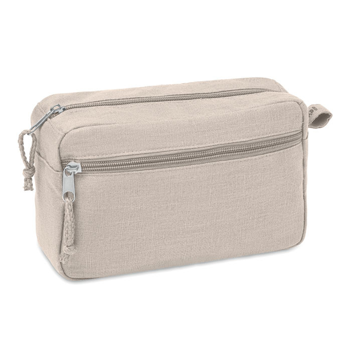 Trousse bianco in canapa