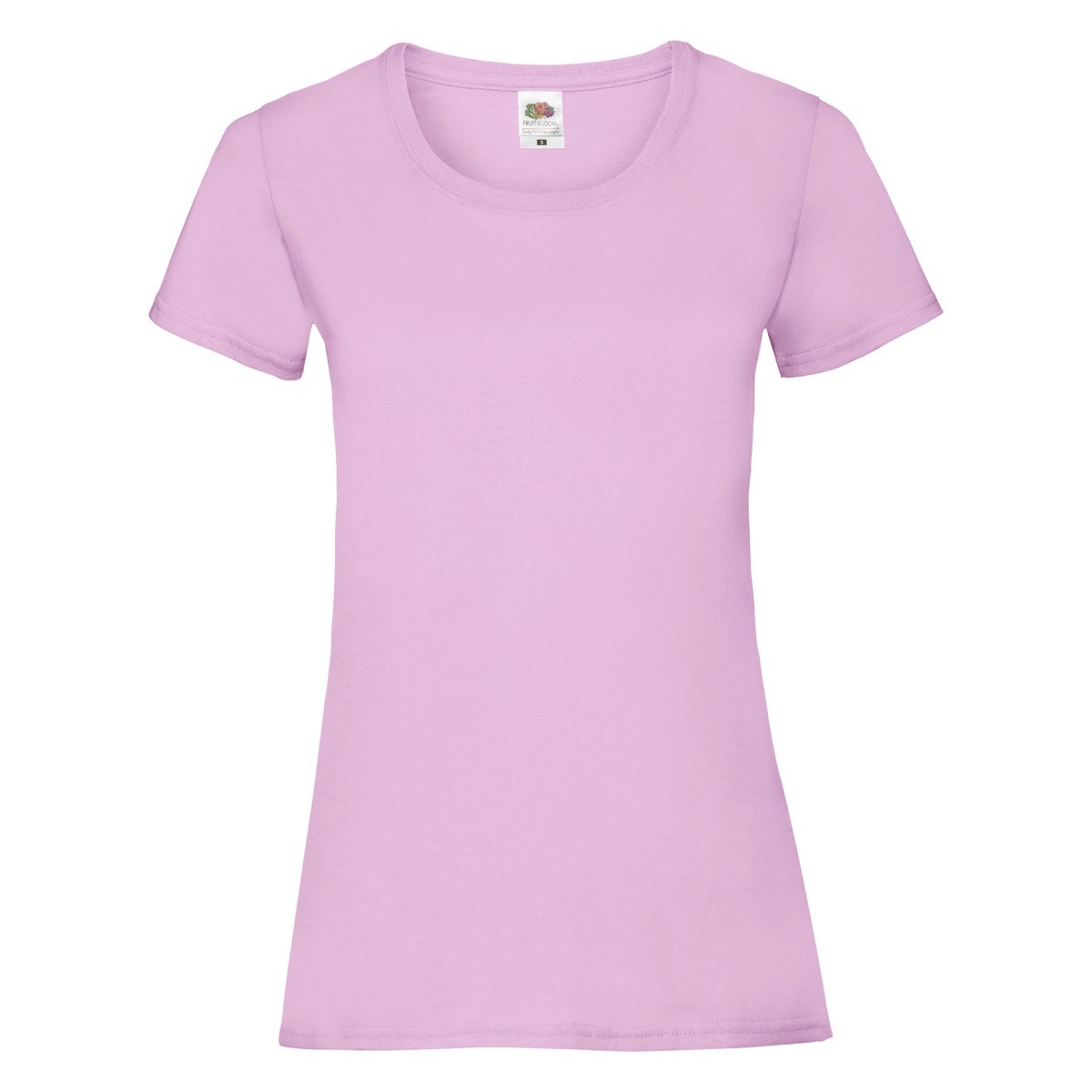 Tshirt donna manica corta rosa 100% cotone
