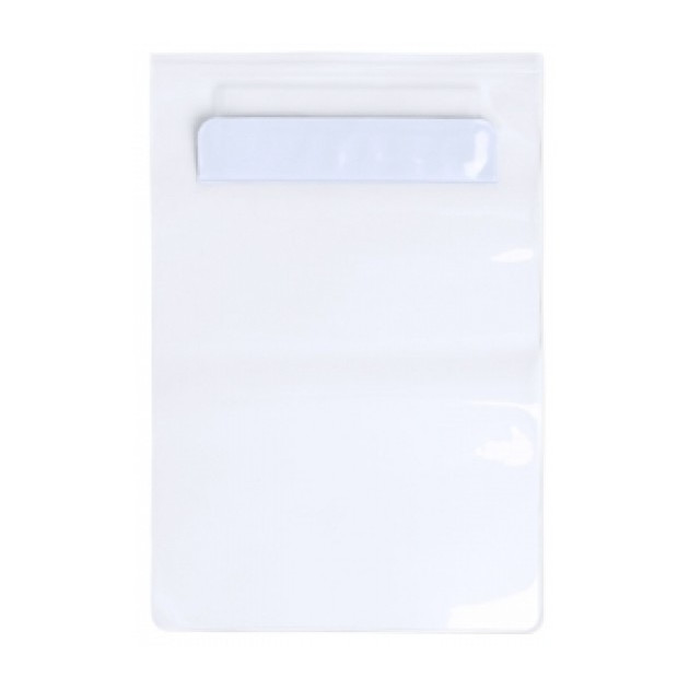 Custodia impermeabile in pvc azzurro per tablet