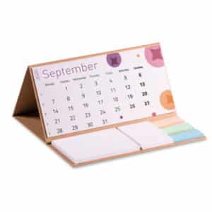 Calendario da tavolo in carta riciclata Pecco
