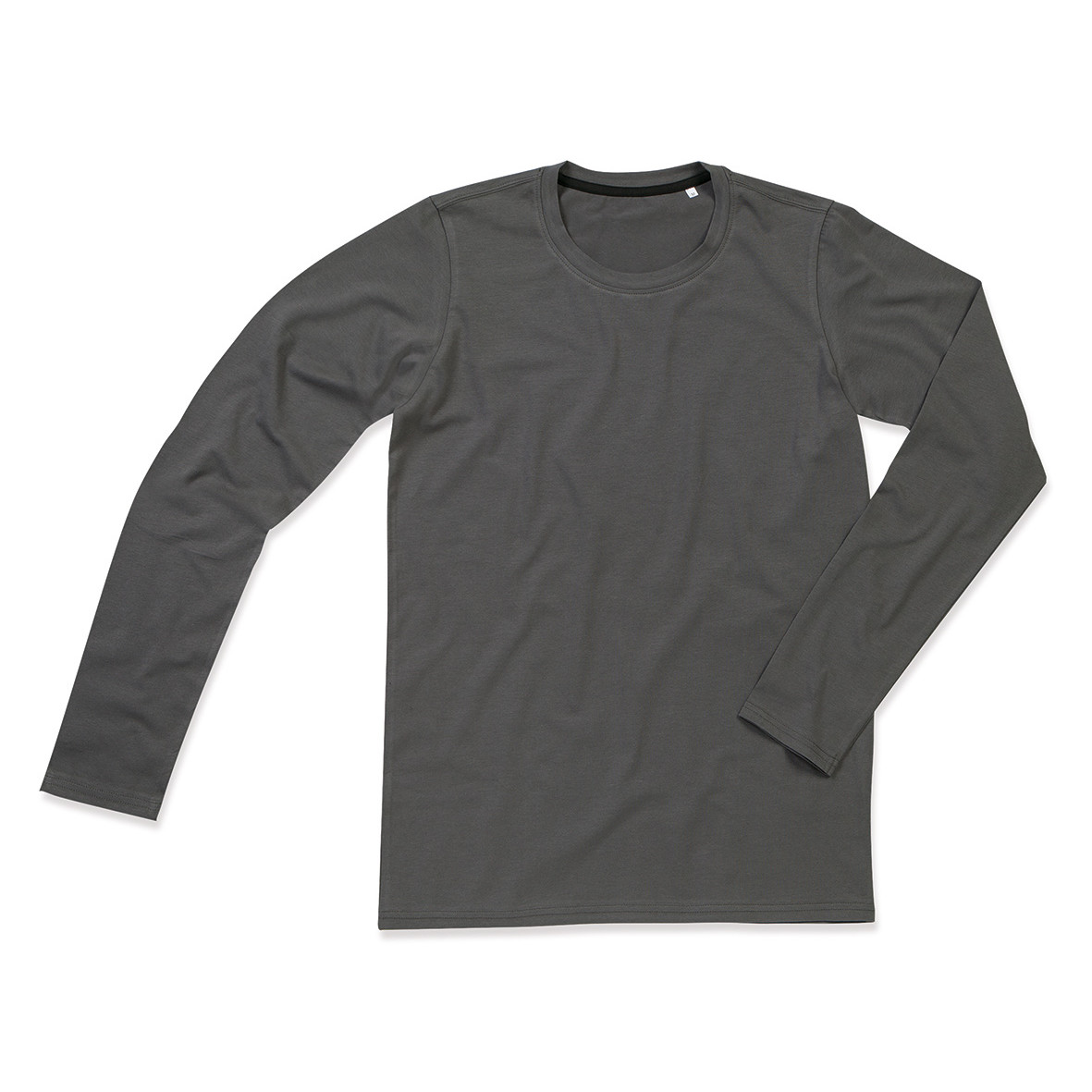 Maglia uomo grigia scuro maniche lunghe