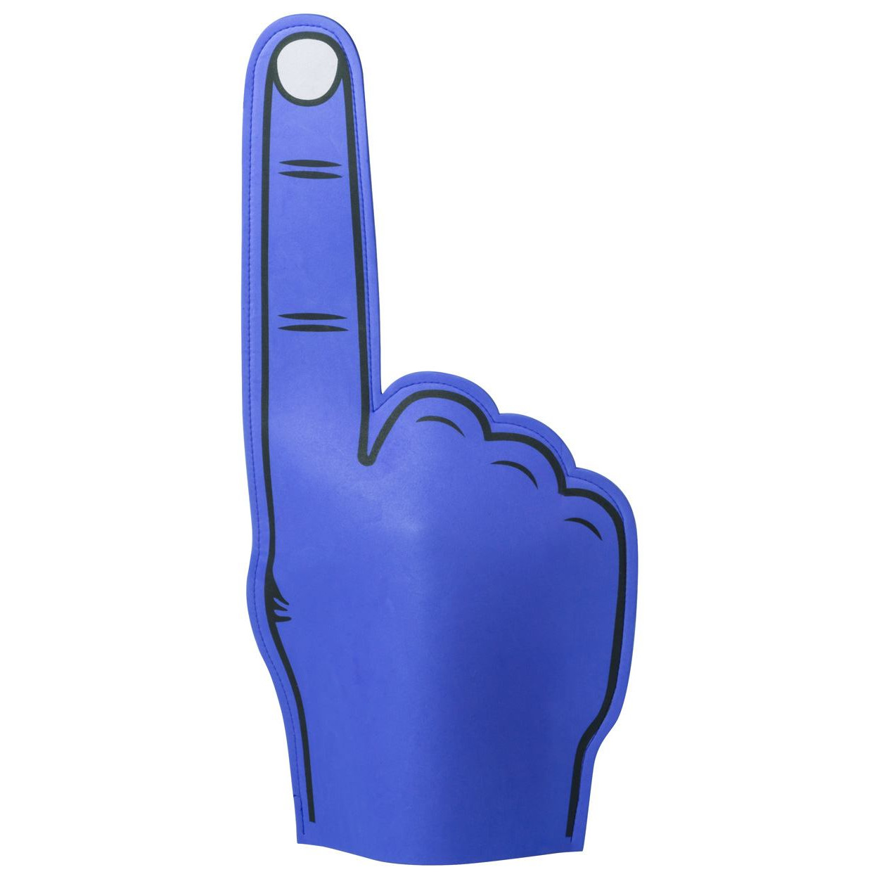 Mano per tifo in eva blu