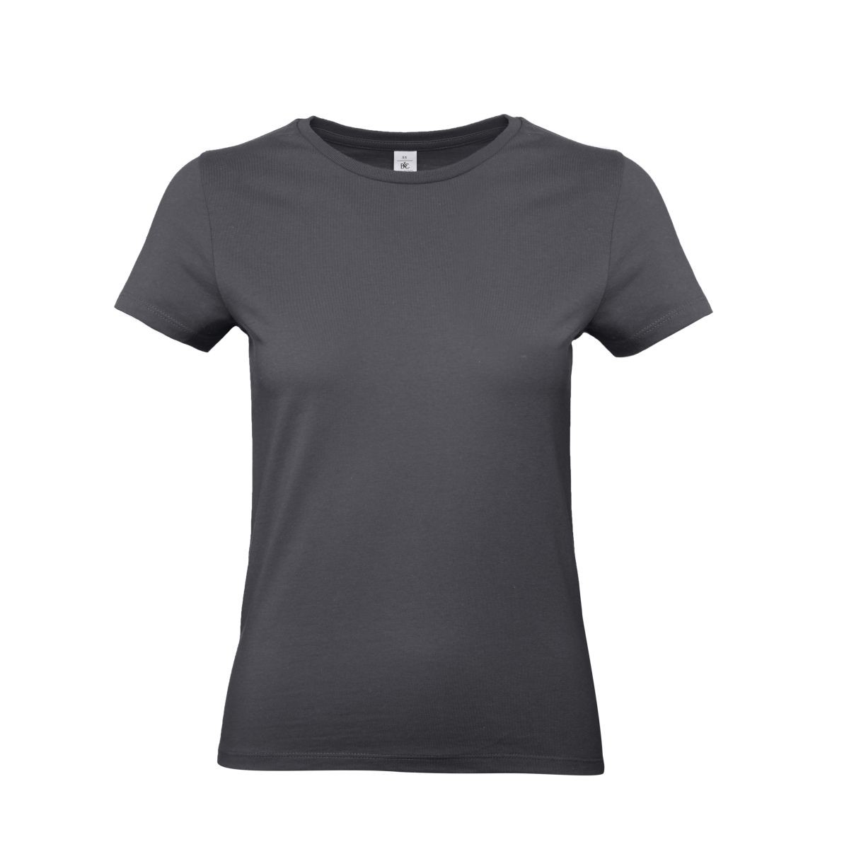 Tshirt donna manica corta girocollo antracite