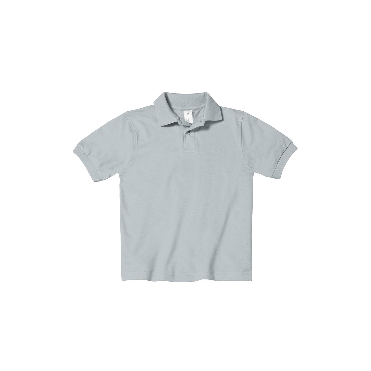 Polo bambino manica corta grigia