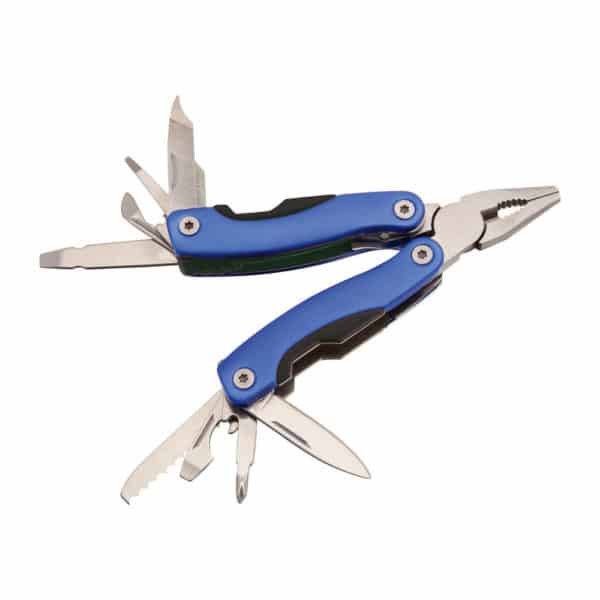 Pinza multiuso in acciaio inox blu