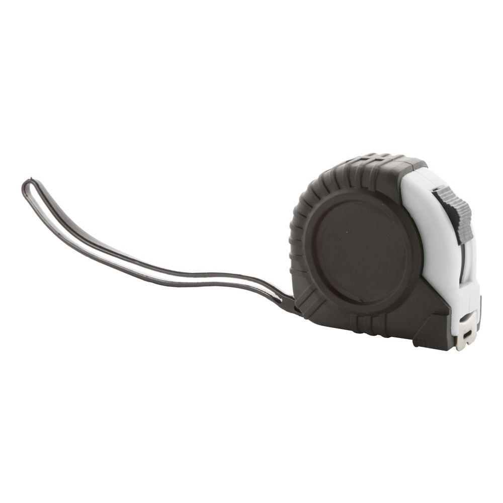 Metro bianco avvolgibile con clip in metallo
