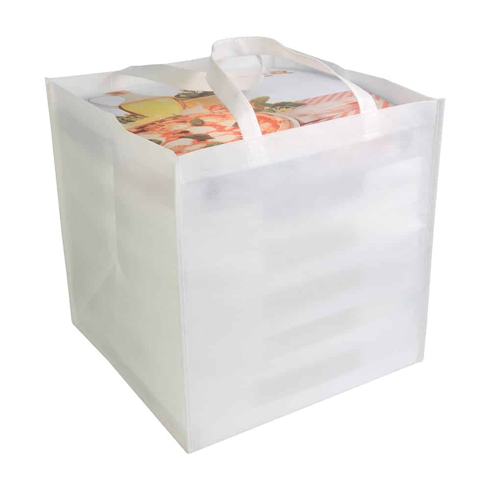 Porta pizze in tnt bianco