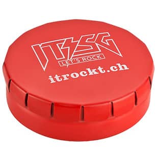 Scatola di latta rossa