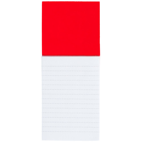 Magnete arancione con quaranta fogli e matita