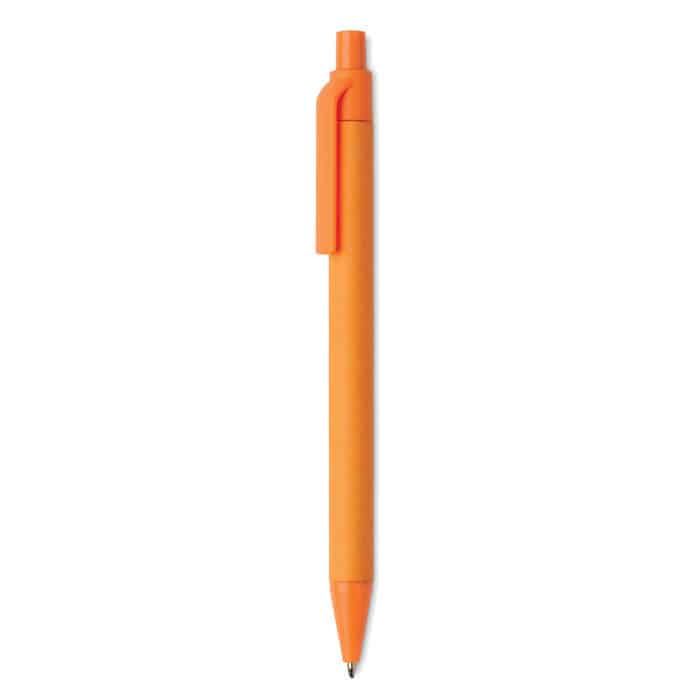 Penna arancione in cartone