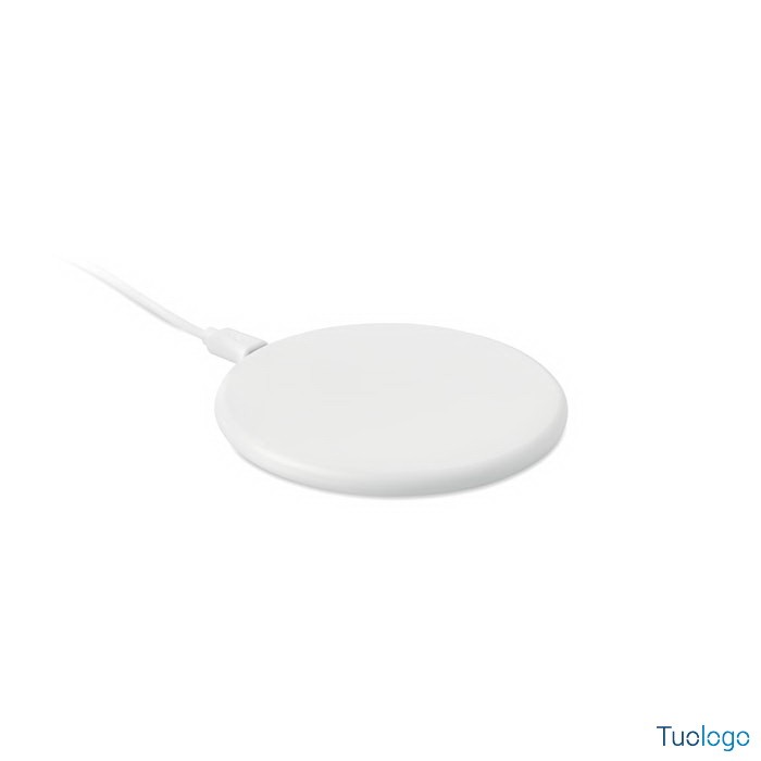 Caricatore tondo bianco