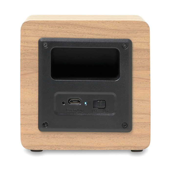 Retro speaker in legno con amplificatore interno