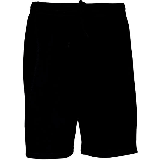Pantaloncino da calcio nero 100% poliestere