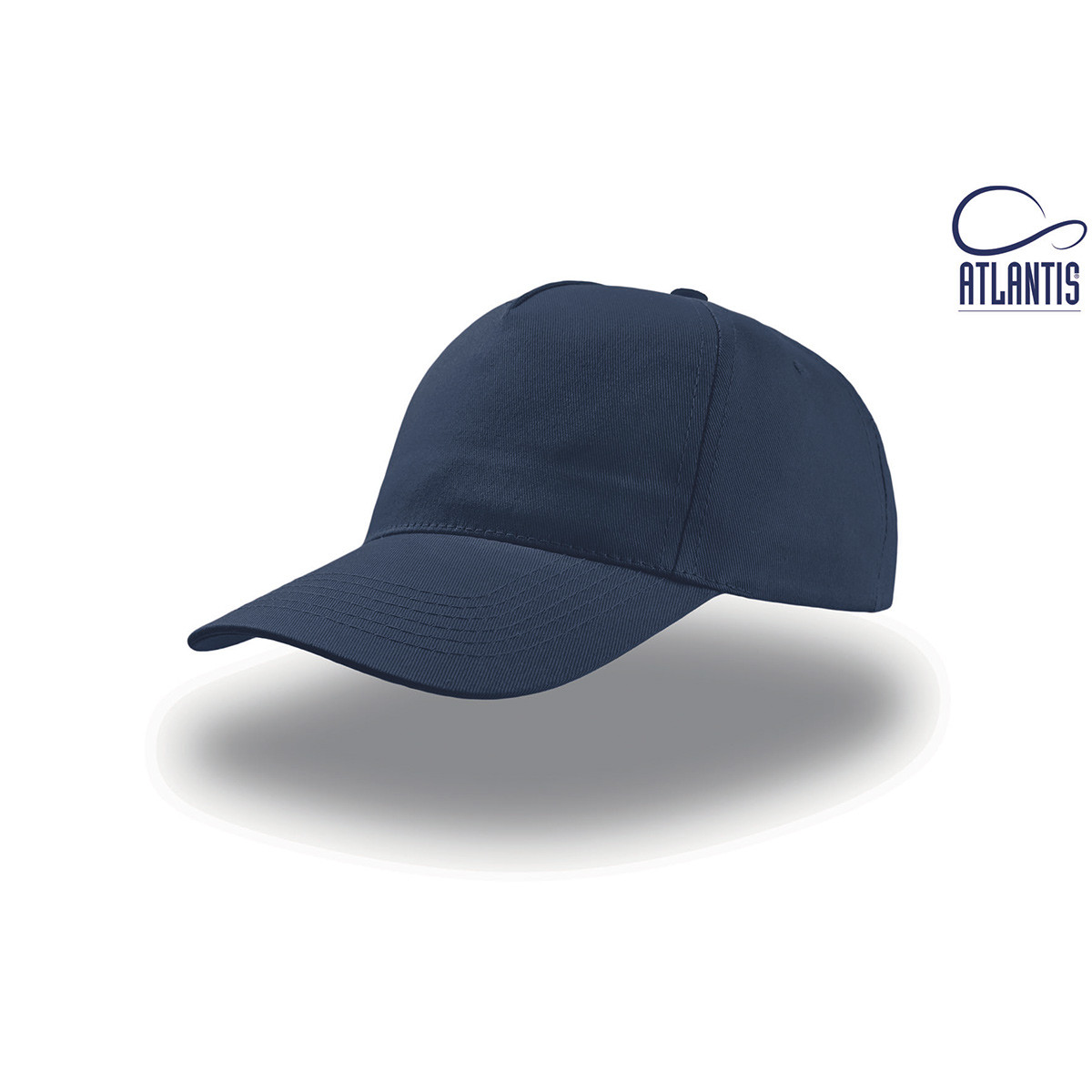 Cappello blu scuro con visiera