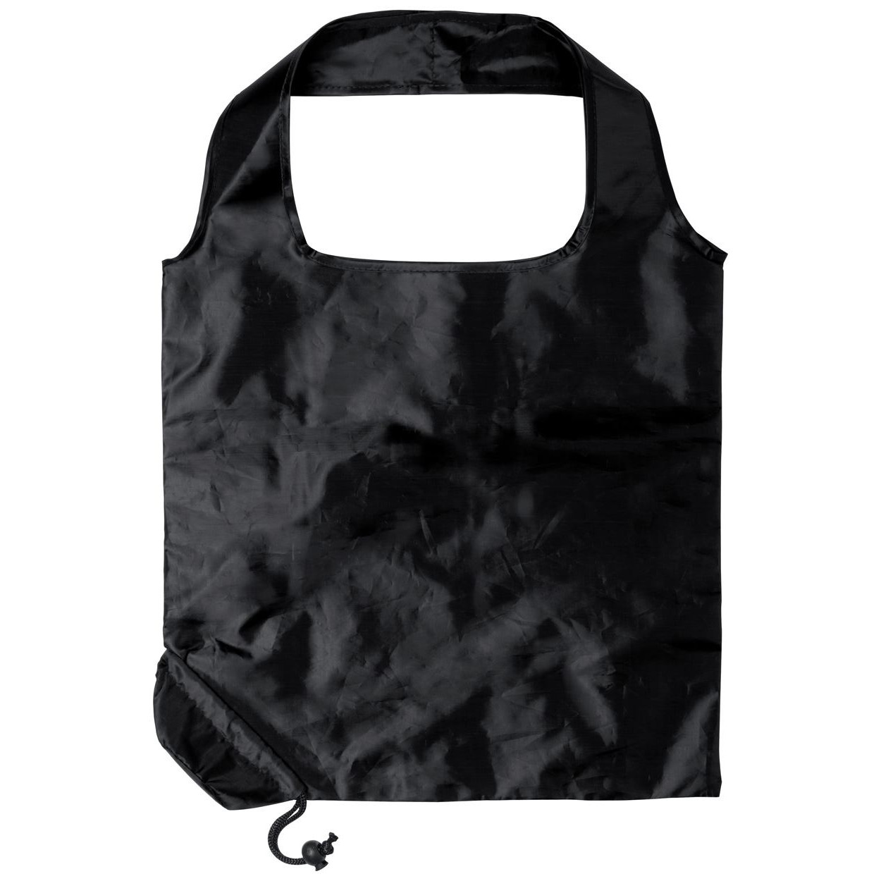 Shopper pieghevole in poliestere nero