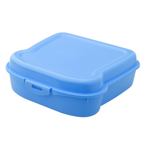 Porta pranzo azzurro a forma di sandwich
