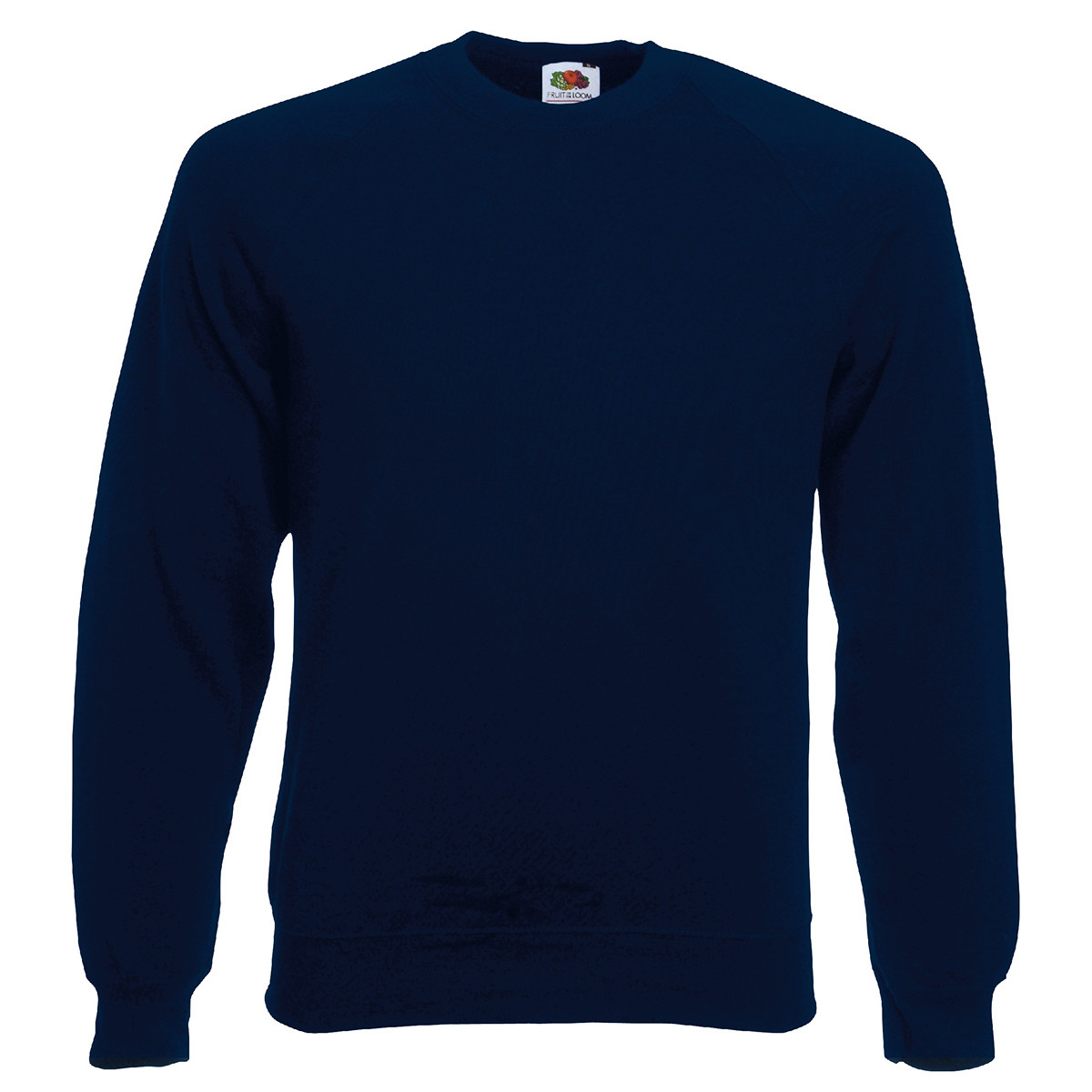Felpa unisex blu scuro girocollo in cotone