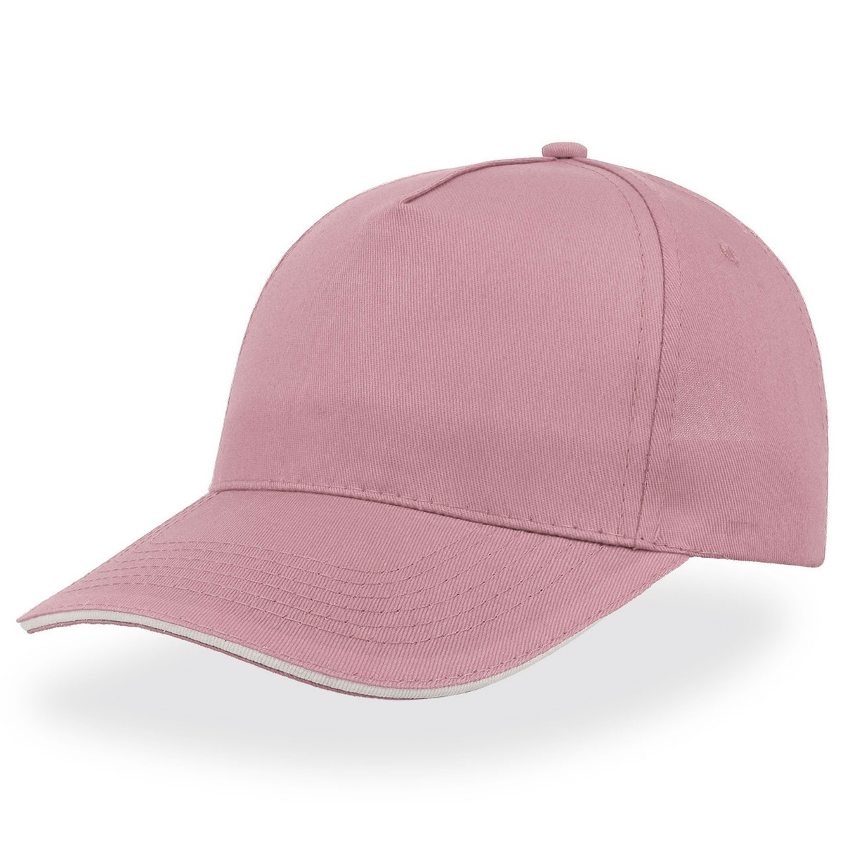 Cappello rosa con visiera
