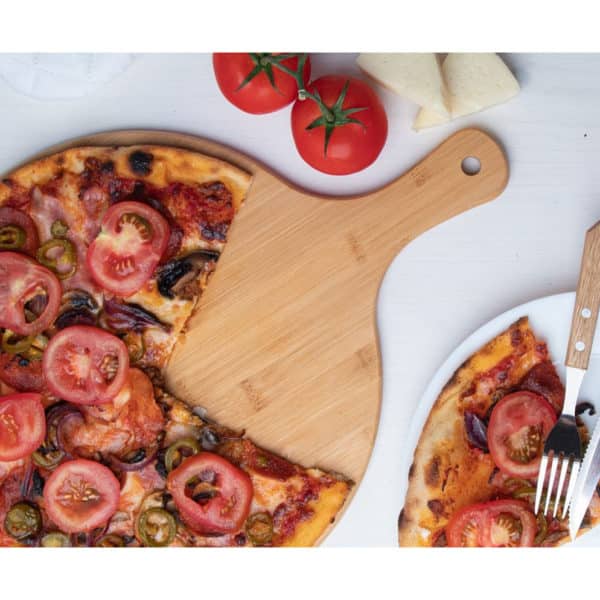 Tagliere per pizza in bamboo