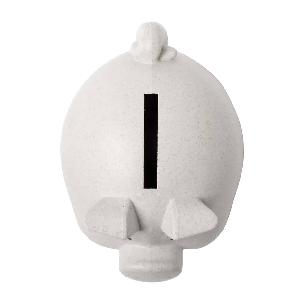 Salvadanaio in plastica ecologica