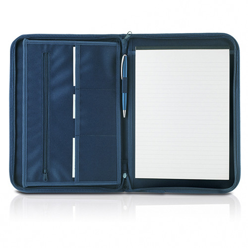 Interno portablocco con cerniera, tasche interne e porta penna