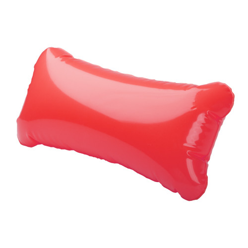 Cuscino gonfiabile rosso in pvc