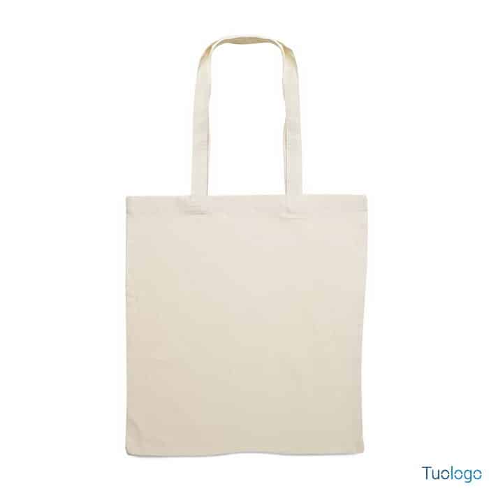 Shopper bianca in cotone