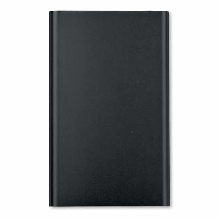 Powerbank nero in alluminio