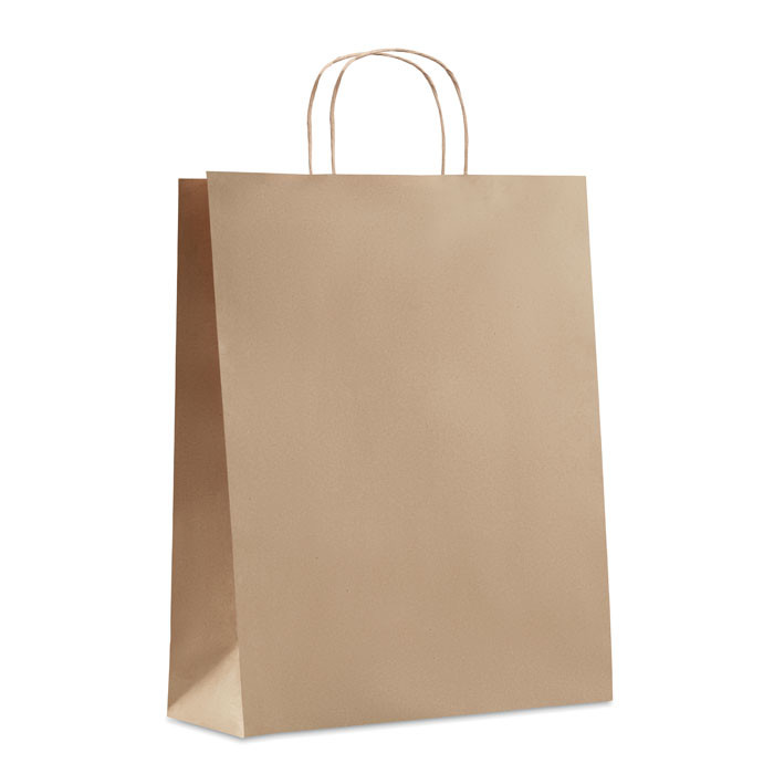 Shopper in carta con manici ritorti