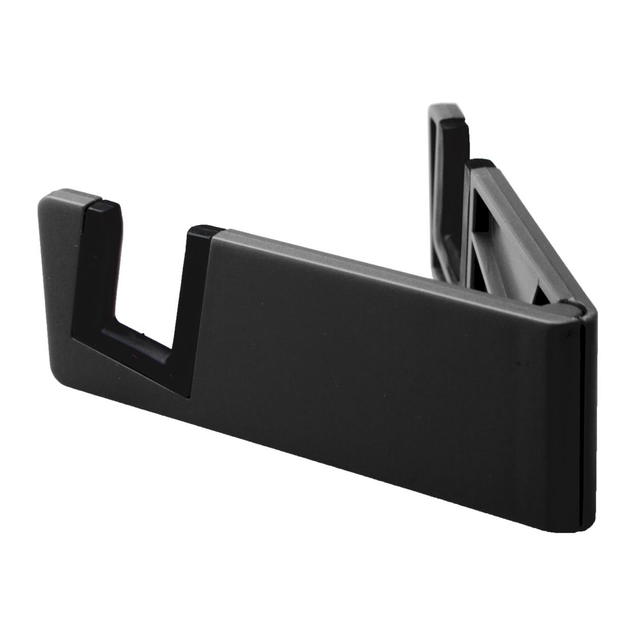 Supporto per smartphone e tablet in plastica nera