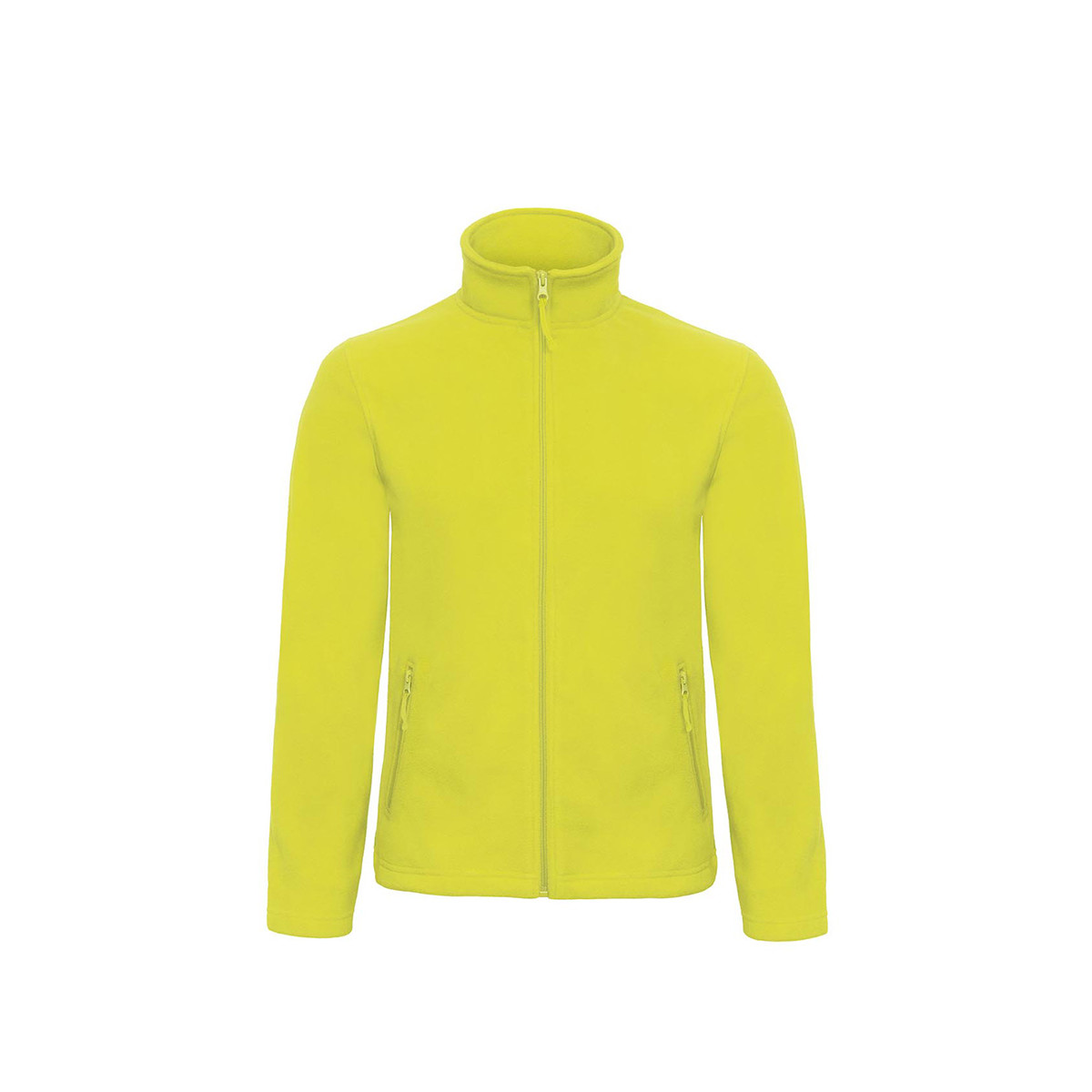 Pile giallo con zip centrale