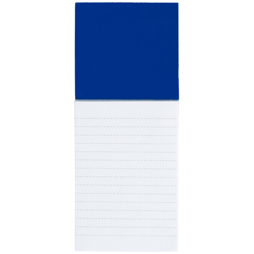 Magnete blu con quaranta fogli e matita