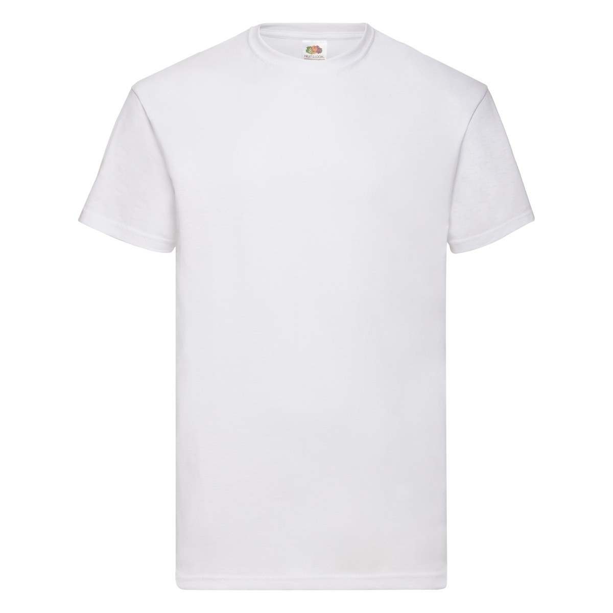 Tshirt in cotone manica corta e girocollo di colore bianco