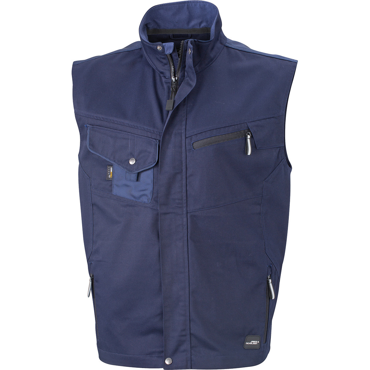 Gilet multi tasche da lavoro blu