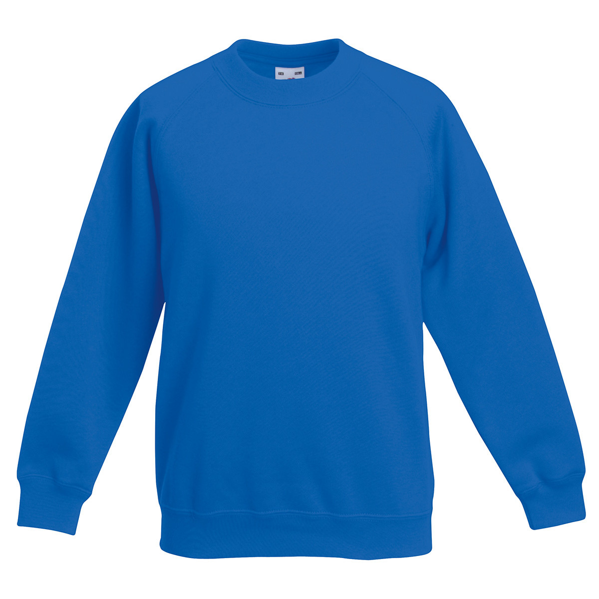 Felpa da bambino turchese girocollo manica lunga