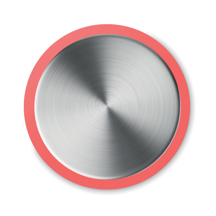 Bottiglia in rpet rossa e acciaio inox