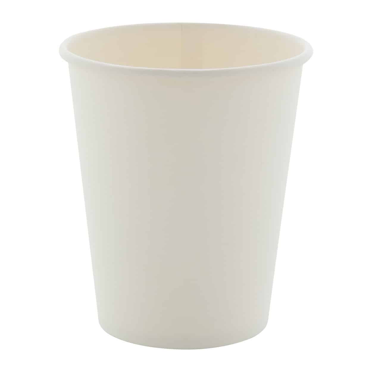 Bicchiere di carta bianca