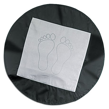 Tappetino nero per cambio in palestra ripiegabile