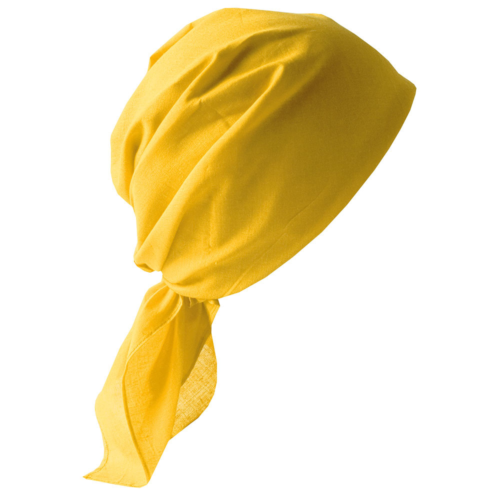 Bandana in cotone gialla