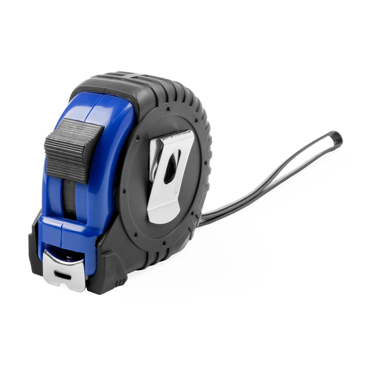 Metro avvolgibile blu e nero