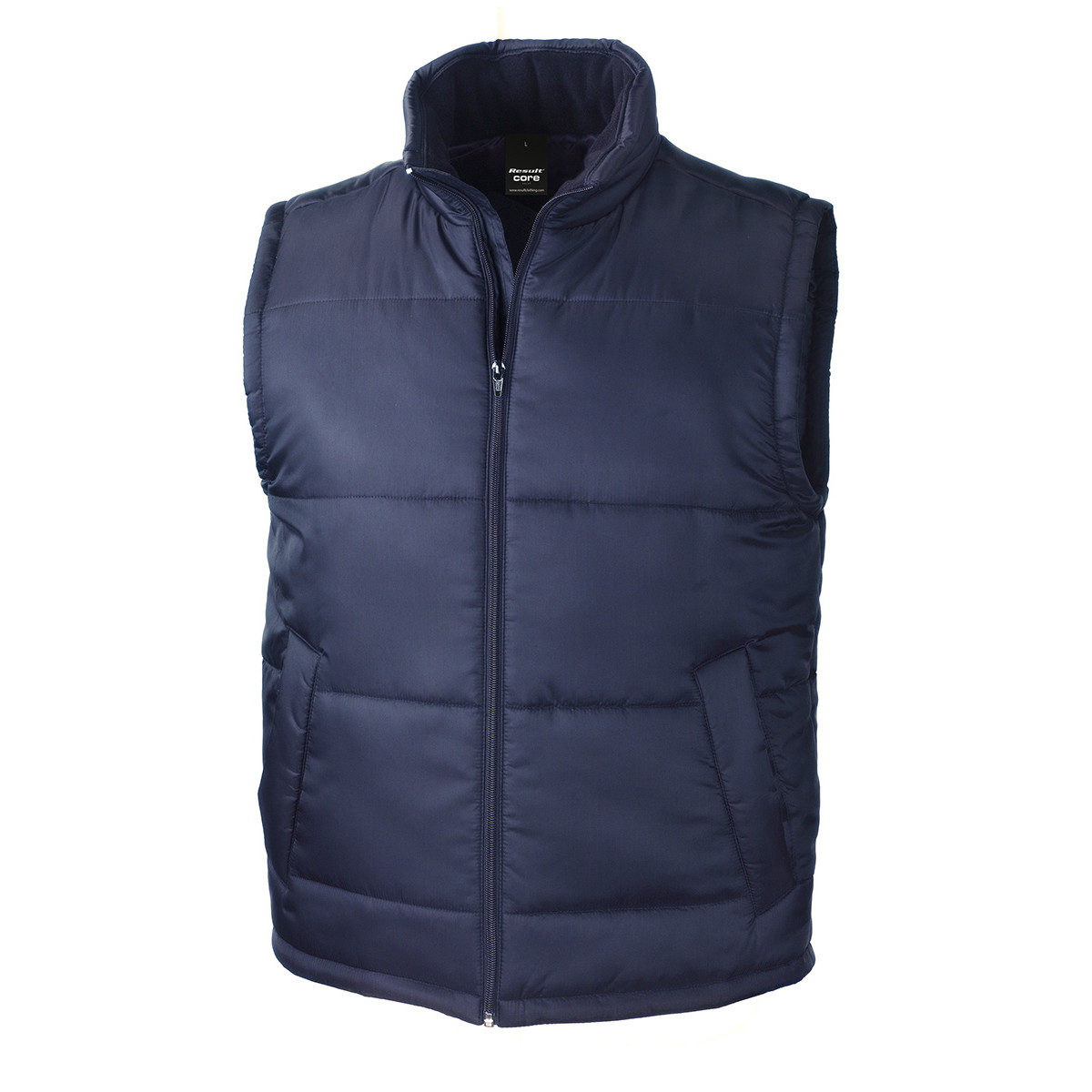 Smanicato unisex blu con tasche frontali