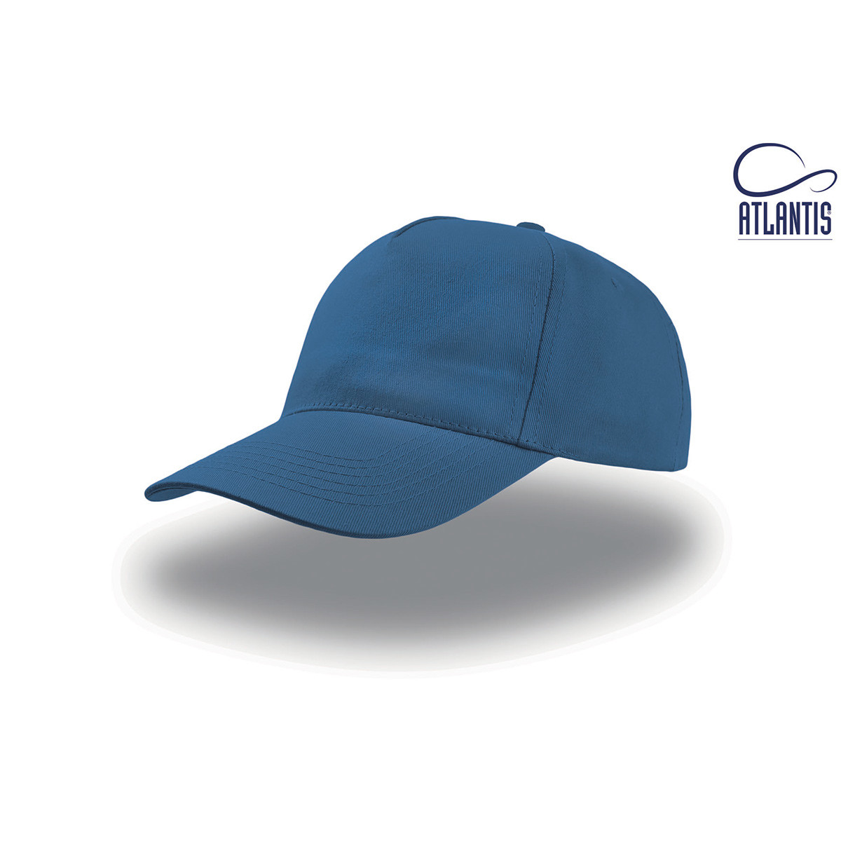 Cappello blu con visiera