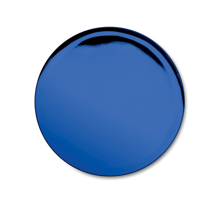 Specchietto lucidalabbra con finitura metallizzata blu