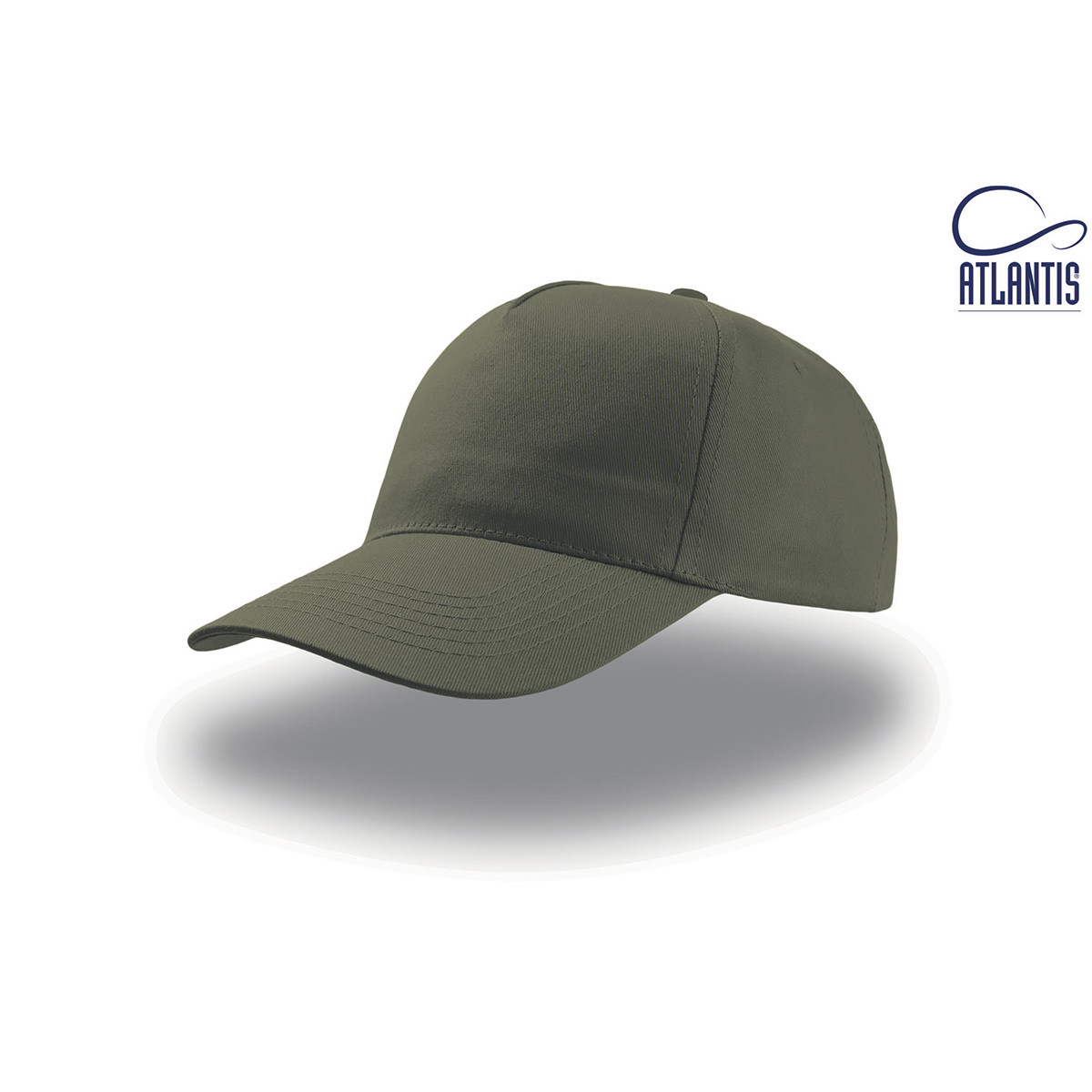 Cappello marrone chiaro con visiera