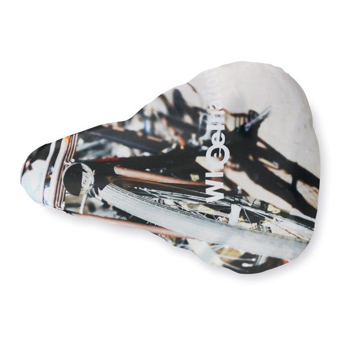 Coprisella per bici in poliestere con logo