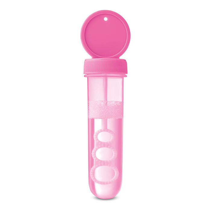 Bolle di sapone in plastica rosa